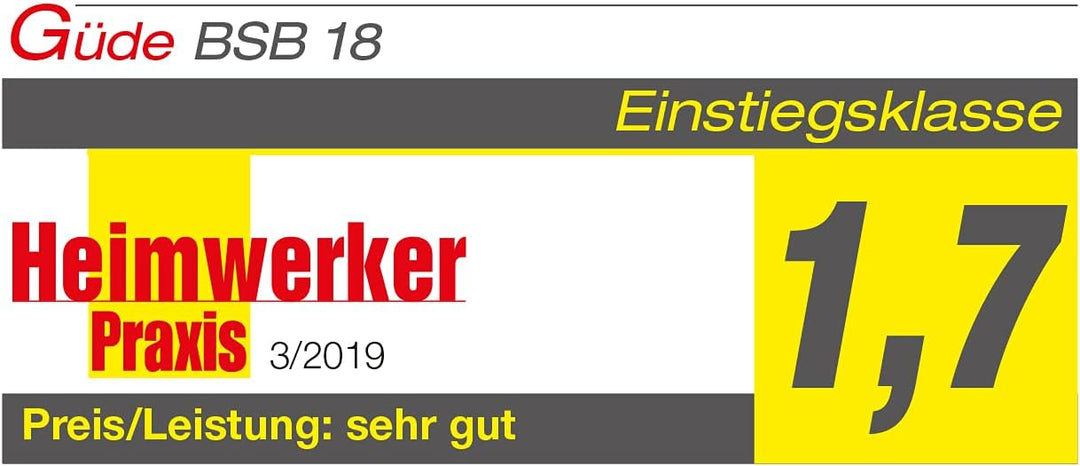 Güde 58503 Akku Schlagbohrschrauber BSB 18-0 (18 V, 16 Drehmomentstufen, 13 mm Metall-Schnellspannbo