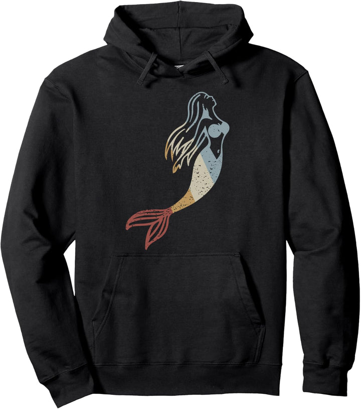 Meerjungfrau Retro Style Vintage Pullover Hoodie