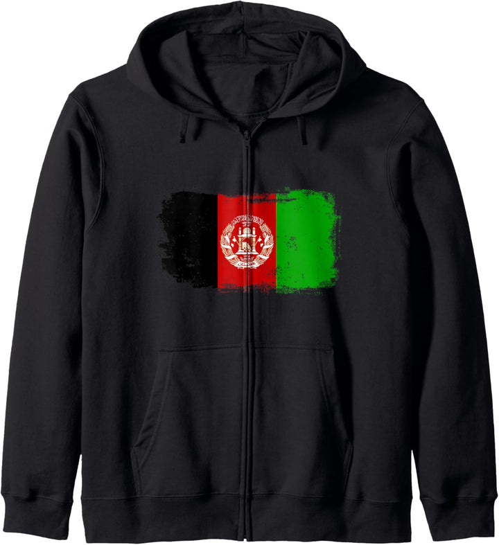 Afghanistan Nationalflagge Kapuzenjacke