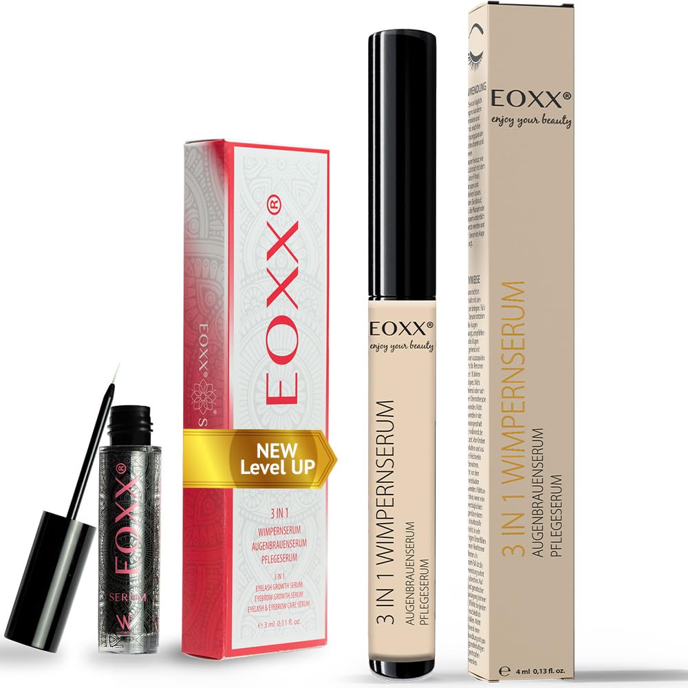EOXX Wimpernserum & Augenbrauenserum [ 4ml lash serum ] Wimpernbooster für schnell Wachstum von Wimp
