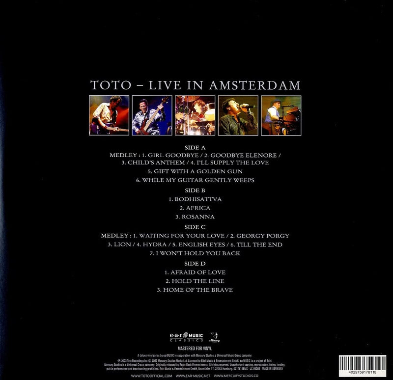 25th Anniversary-Live in Amsterdam Gtf), Vinyl