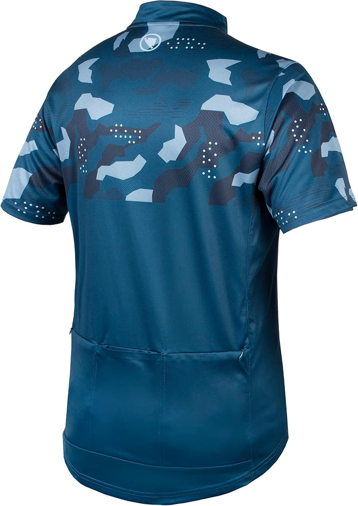 Endura Hummvee Ray II Kurzarm Jersey für Herren, S Blaubeere