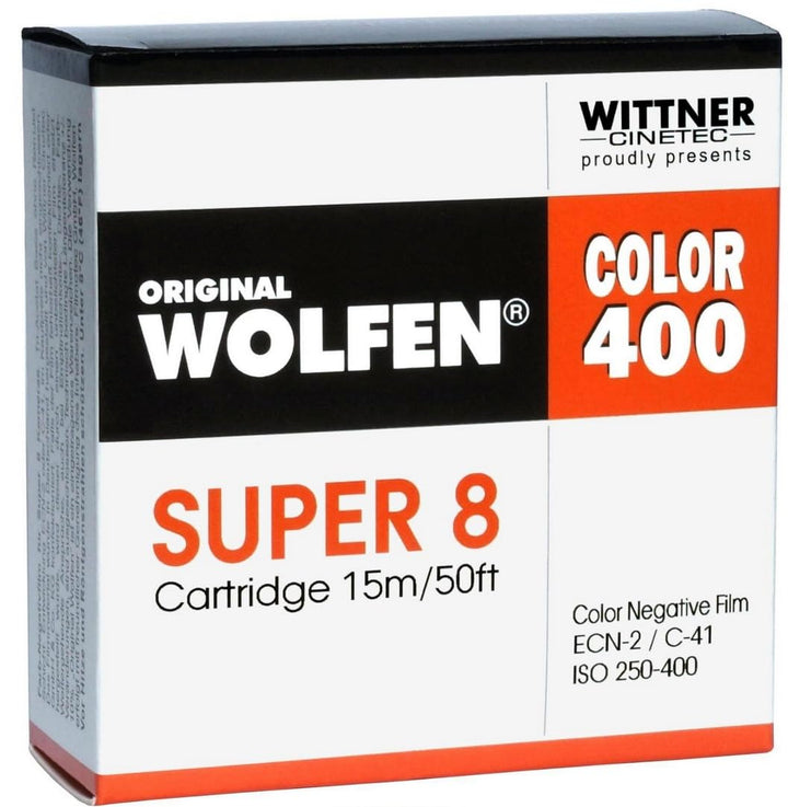 original WOLFEN Color 400 SUPER 8 ISO 250-400 Color ohne Entwicklung, Color ohne Entwicklung