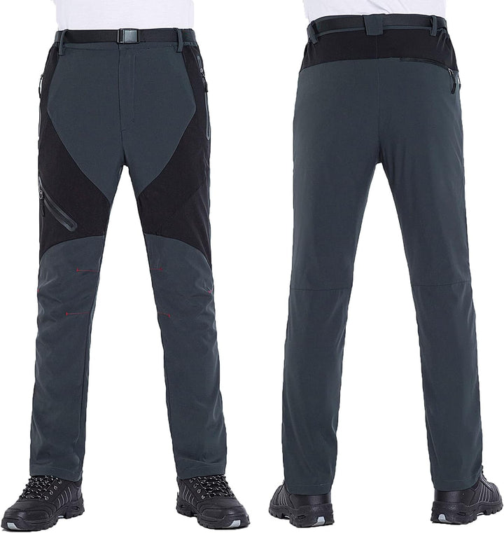 LUI SUI Herren Outdoor Wanderhose Leichte Winddichte Atmungsaktive Wanderhose für Frühling Sommer He
