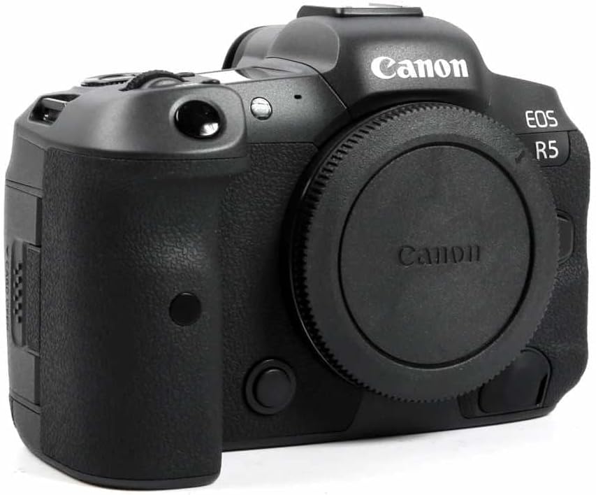 Canon EOS R5 Vollformat Systemkamera - Gehäuse (spiegellos, 45 MP, DIGIC X, 8K RAW, 4K 120p, 5 Achse
