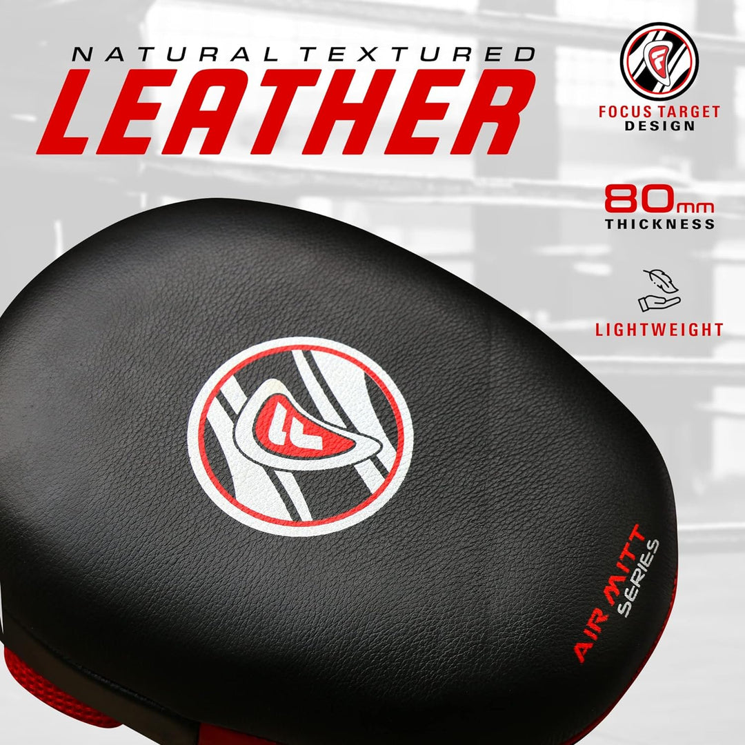 Farabi Sports pratzen Boxen Echtes Leder Air Boxen Mitts MMA Muay Thai Punching Kickboxen handpratze