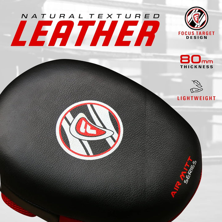 Farabi Sports pratzen Boxen Echtes Leder Air Boxen Mitts MMA Muay Thai Punching Kickboxen handpratze
