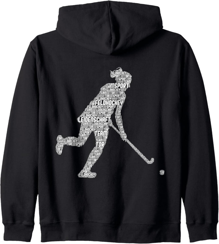 Feldhockey Hockeyspielerin Hockey Mädchen Kinder Kapuzenjacke