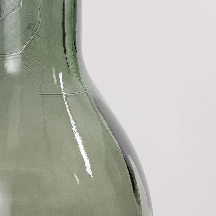 Mica Decorations Rioja Dekorative Flasche - H75 x Ø18 cm - Grün H. 75 cm D. 18 cm Grau/Grün, H. 75 c