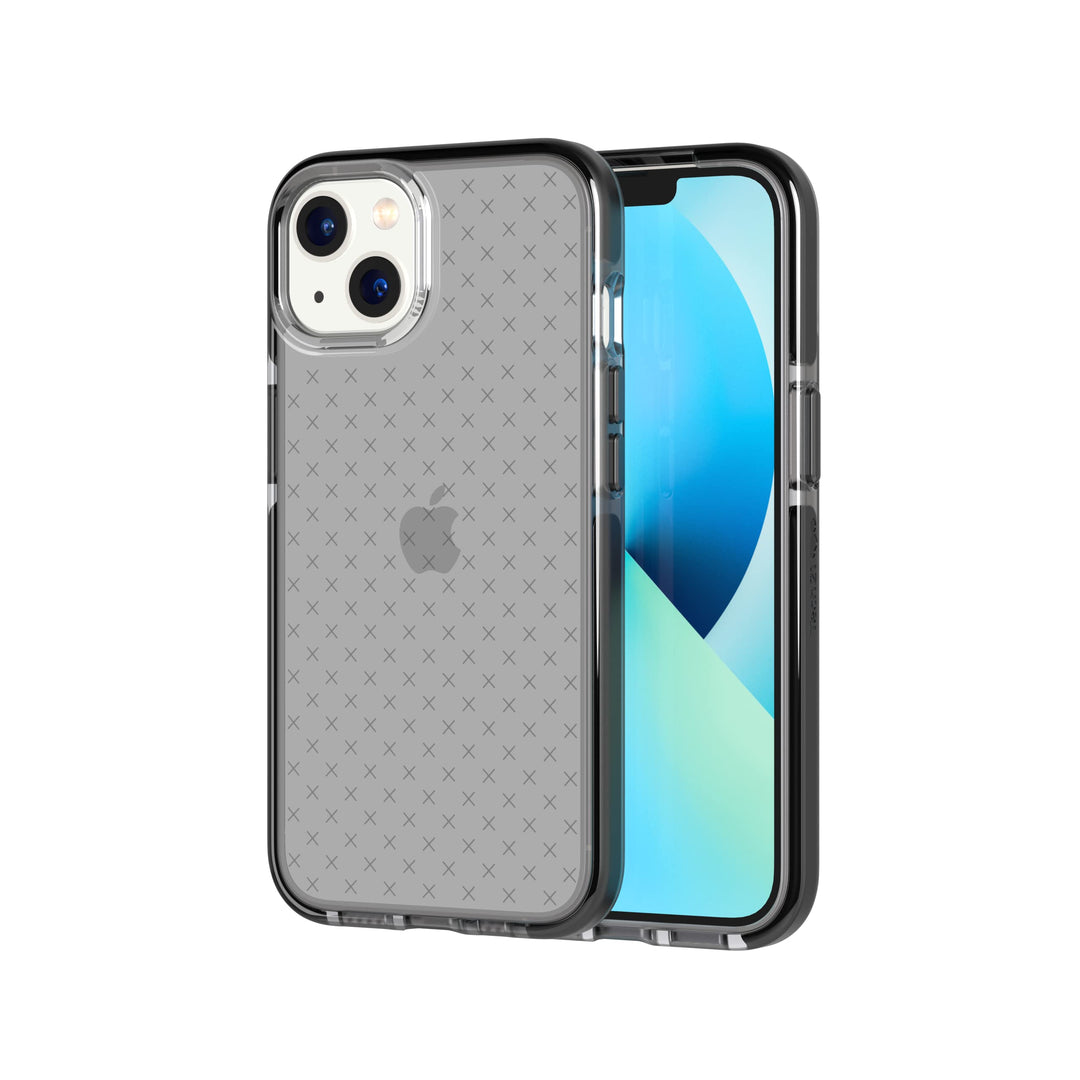 tech21 Evo Check Schutzhülle für iPhone 13 – Ultra-Schutz mit 5,8 m langem Fallschutz schwarz iPhone