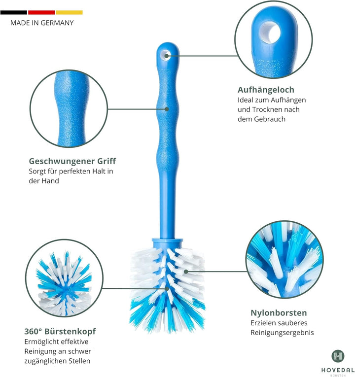 Reinigungsbürste 5er Set, Spülbürste für Mixbehälter und Messer, Ideales Zubehör zum Reinigen von Kü