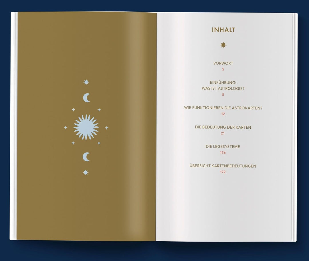 Astrologiekarten: Astrologiekarten mit Buch, Set für Anfänger: ausführliche Beschreibungen zu Fragen