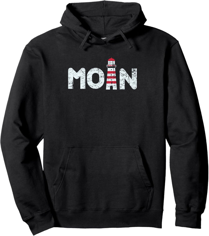 Leuchtturm Meer Möwen Küste Hafen Maritim - Moin Leuchtturm Pullover Hoodie