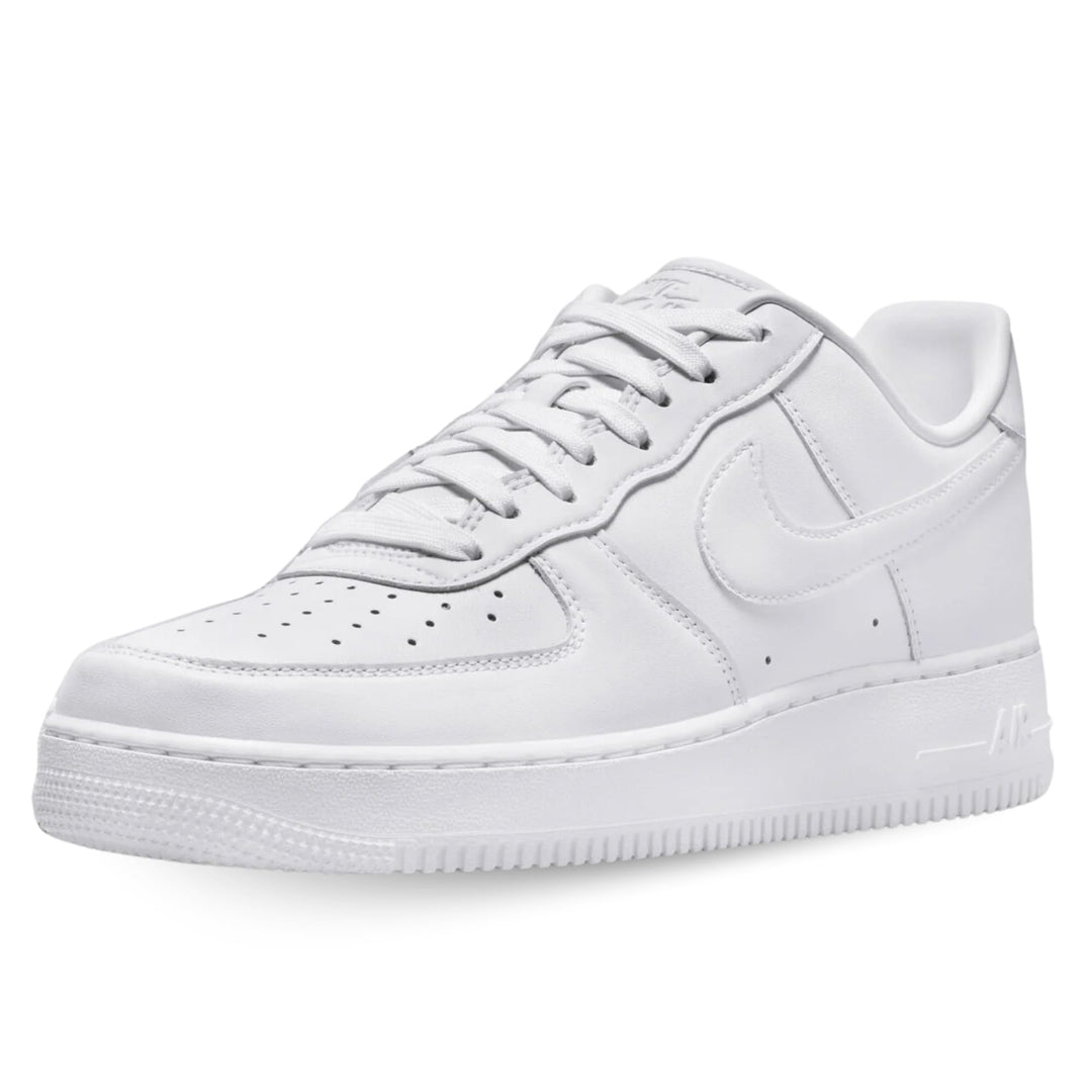 Nike Herren Air Force 1 '07 Fresh Sneaker 35.5 EU Weiss, 35.5 EU Weiss