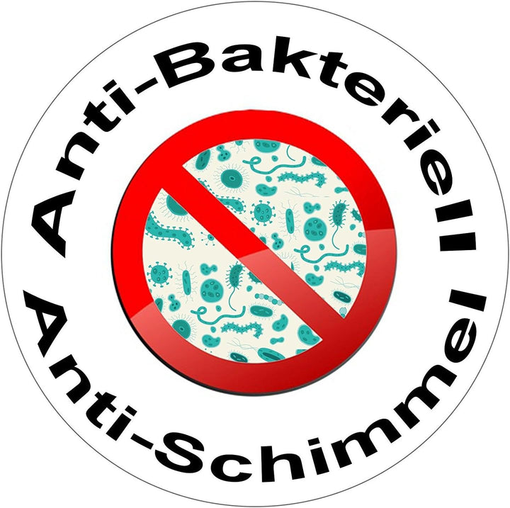 Spirella Anti-Schimmel Duschvorhang - Anti-Bakteriell, waschbar, wasserdicht, Polyester, „Bambus“ 18