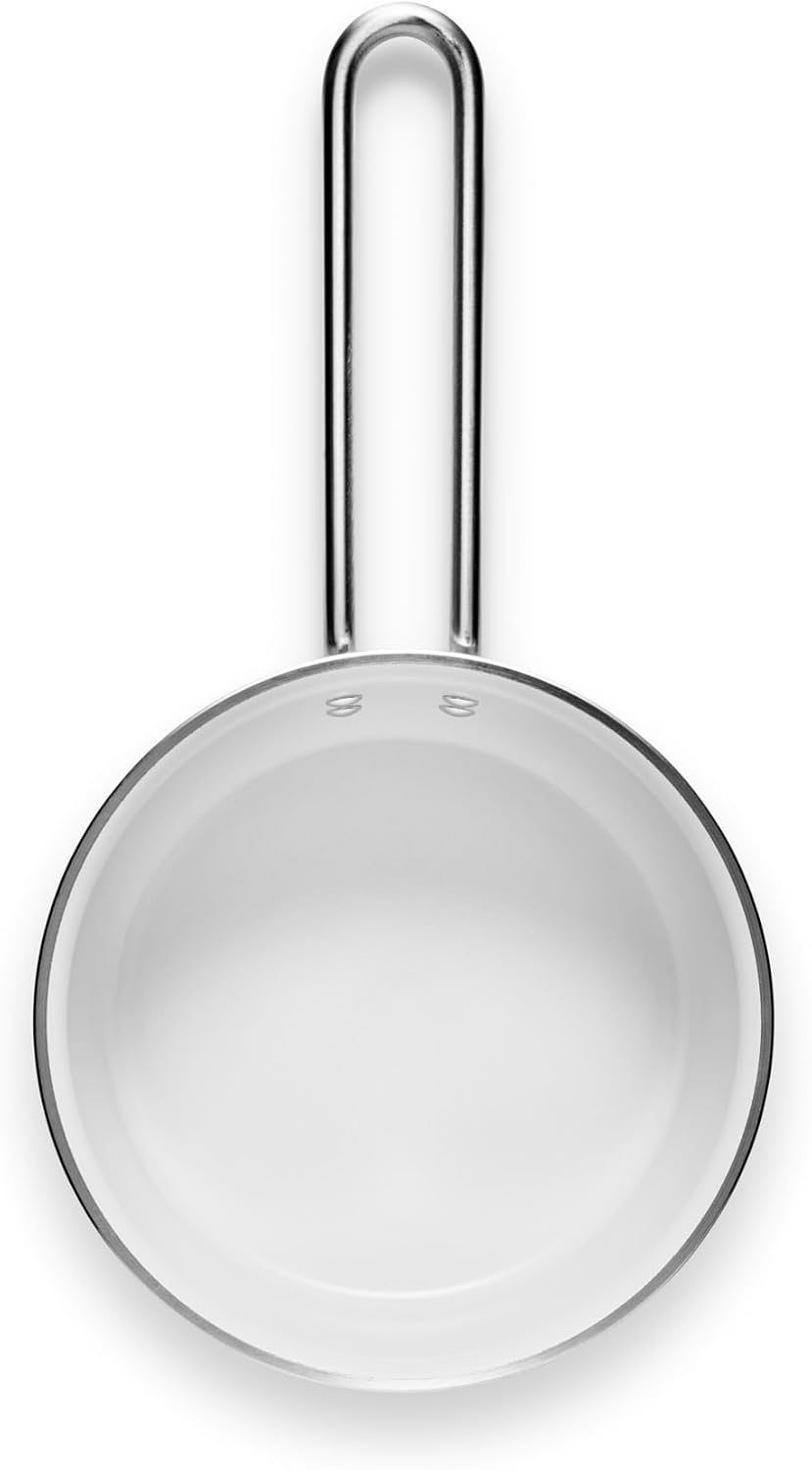 Eva Trio | White Line Kasserolle 1,8 l 16 cm keramischer Slip-Let®-Antihaftbeschichtung | Perfekt fü