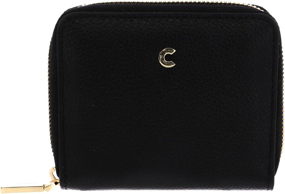 Coccinelle Becca Leather Zip Around Wallet Noir