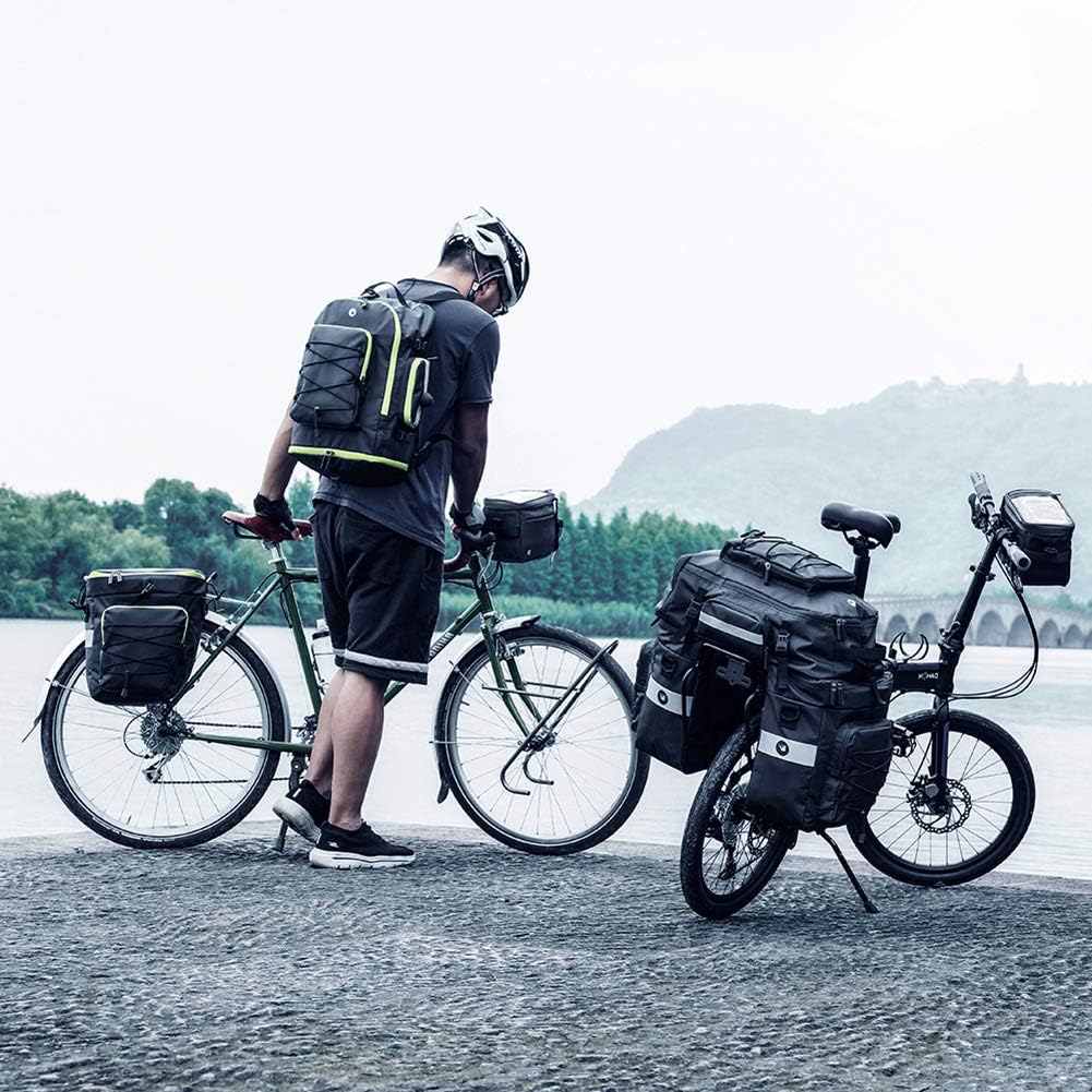 PELLOR Fahrradtasche Multifunction Radfahren Gepäckträger Tasche Reissfest Gross Gepäcktaschen mit R