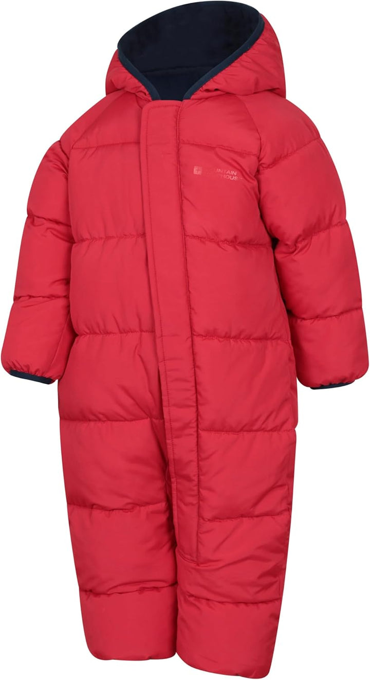 Mountain Warehouse Frosty Kinder Winter Anzug Gefüttert Schneeanzug 6-12 Monate Dunkel Rot, 6-12 Mon