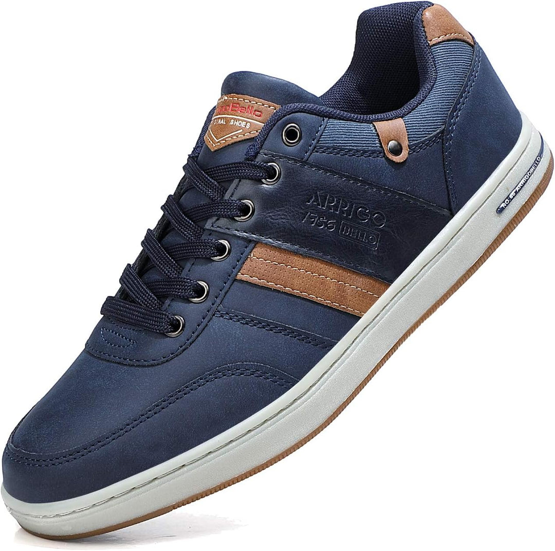 ARRIGO BELLO Freizeitschuhe Herren Sneaker PU Leder Walkingschuhe Atmungsaktive Athletic Formal Clas