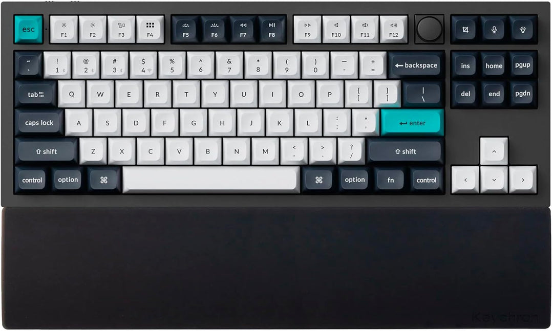 Keychron Silicone Palm Rest for Q3 / V3 - Black