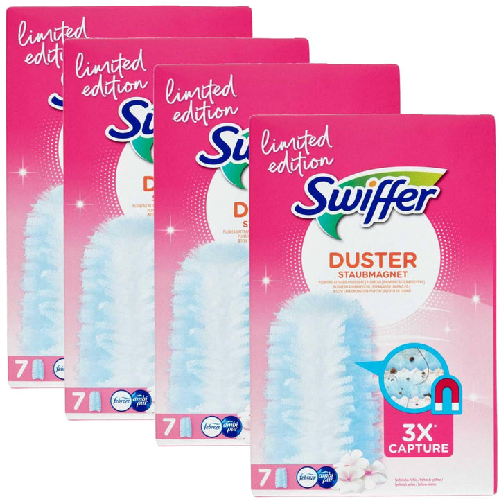 Swiffer Duster Limited Edition Staubwedeln, 7 Stück (4 Stück) 4 Unità, 4 Unità