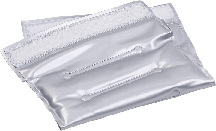 infactory Getränke Kühler: 8er-Set Flaschenkühler, Ø 75-86 mm, Klettverschluss, Kühl-/Wärme-Gel (Küh