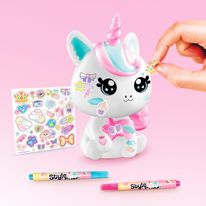 Canal Toys - Style 4 Ever OFG 287- DIY Einhorn Familie LED Light Up, Dekorieren Sie Ihre Figur mit M