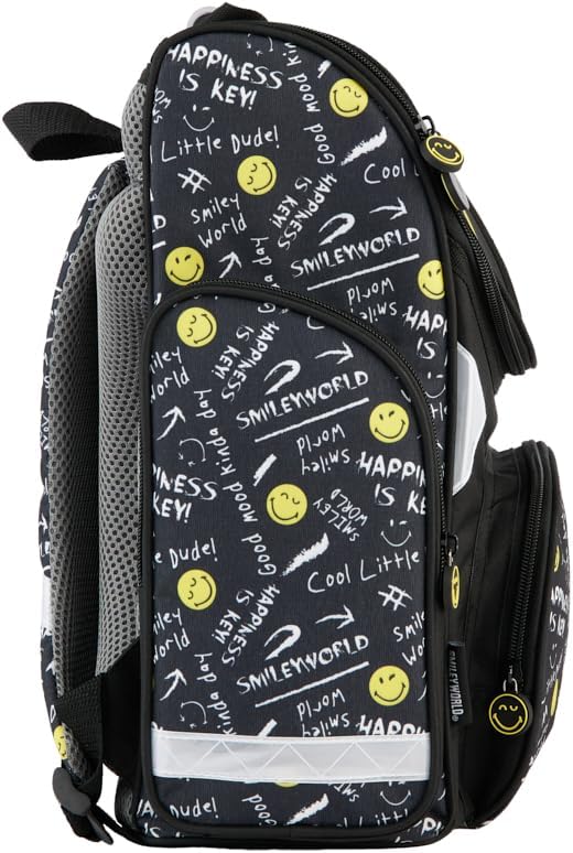 Goldkids - Schulranzen für Jungen und Mädchen, 4er-Set - Schul-Rucksack für Kinder mit Federmäppchen