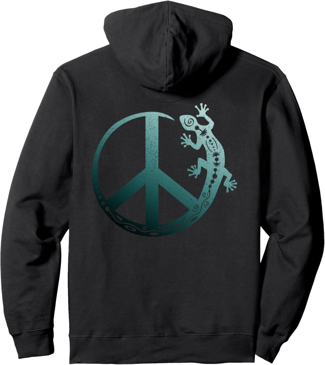 Symbol - Loving Peace Gecko Ornaments 3 - Fan Fun Pullover Hoodie