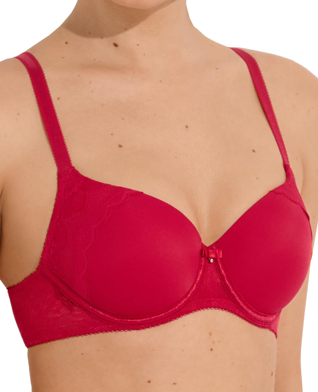 Lisca Damen Evelyn Softschalen-BH 20228 70B Rot, 70B Rot