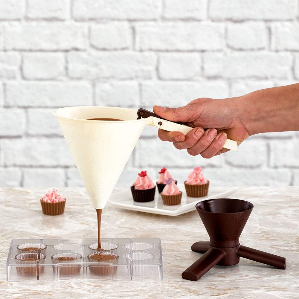 DECORA 9271055 Dosiertrichter Cola-Chocolate, Kunststoff, braun