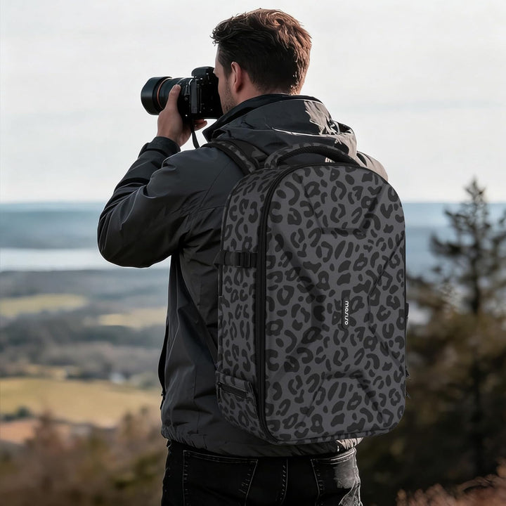 MOSISO Kamerarucksack, DSLR-/SLR-/Spiegellose Kameratasche, mit Fach für 15-16 Zoll Laptops, Stativh