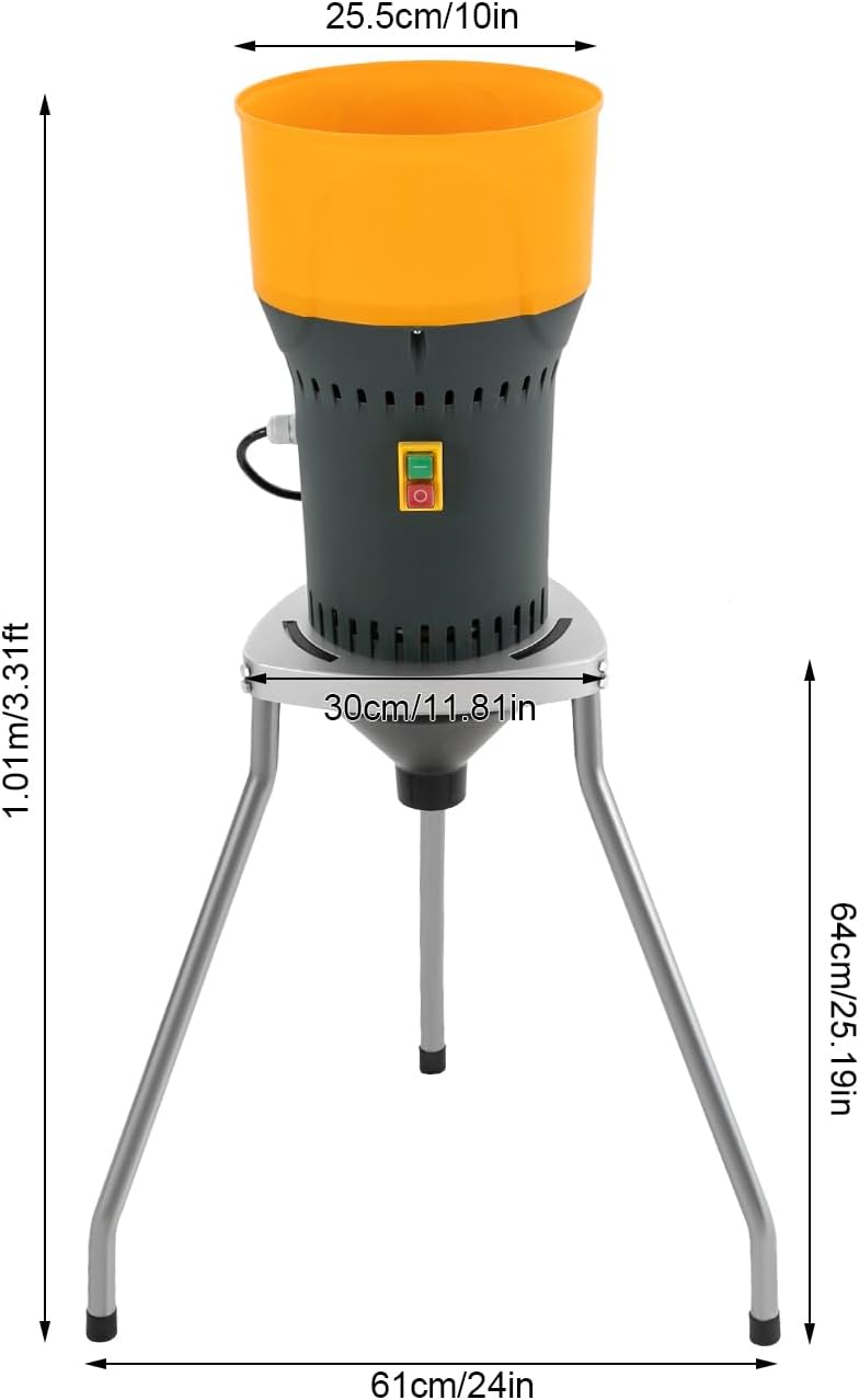 1000W Elektrisch Schrotmühle Getreidemühle Elektrische Mühle Kupfermotor Trockengetreidemühle