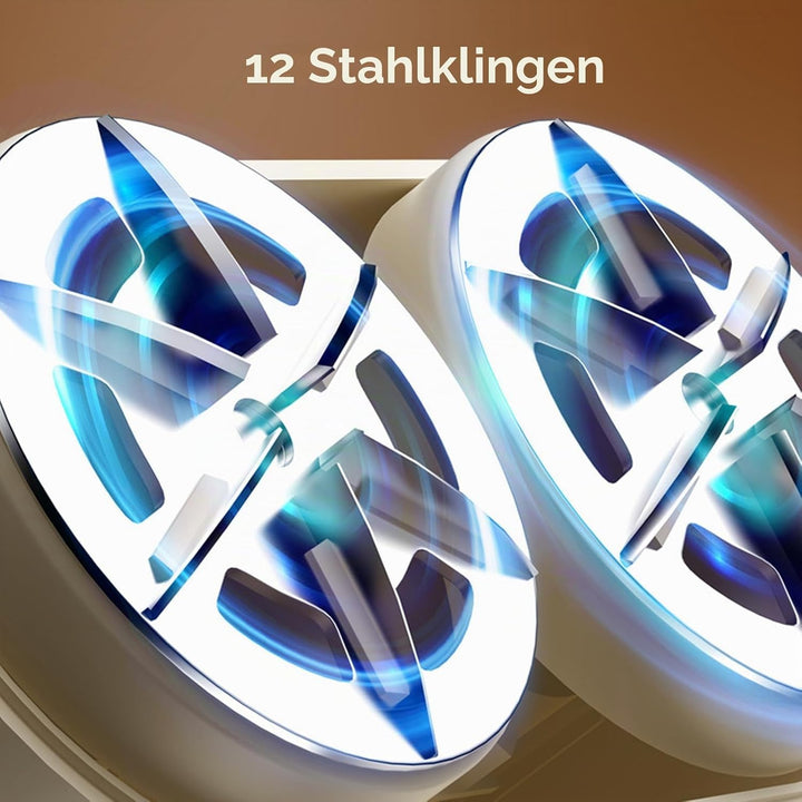 Fusselentferner, Doppelköpfe, 4 Geschwindigkeiten, 12 Klingen, Wiederaufladbar, Grosser Fusselentfer