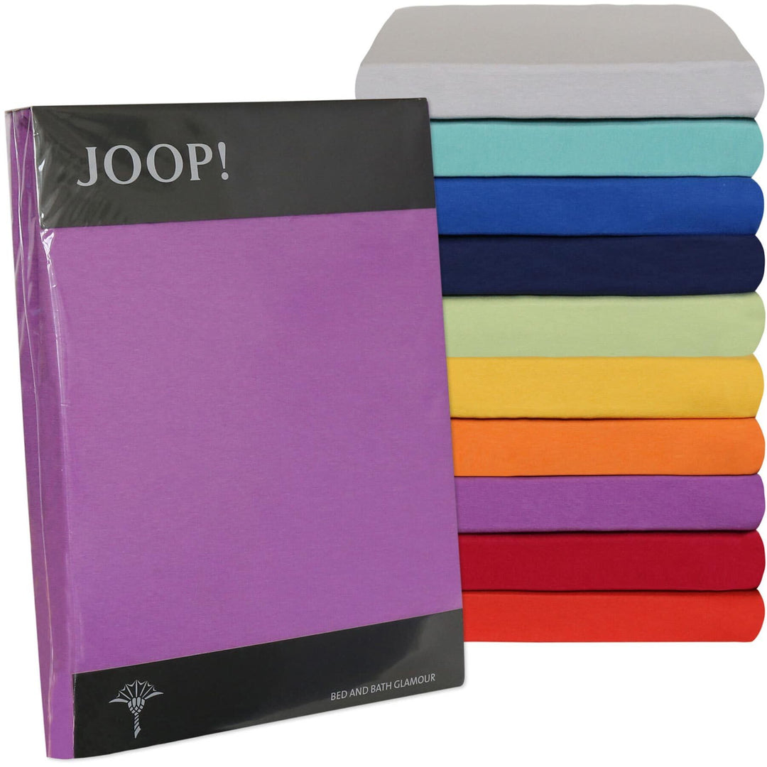 JOOP! Spannbetttücher Uni 40000 weiss - 00 100x200 cm Weiss - 00 90x200 cm - 100x200 cm, Weiss - 00
