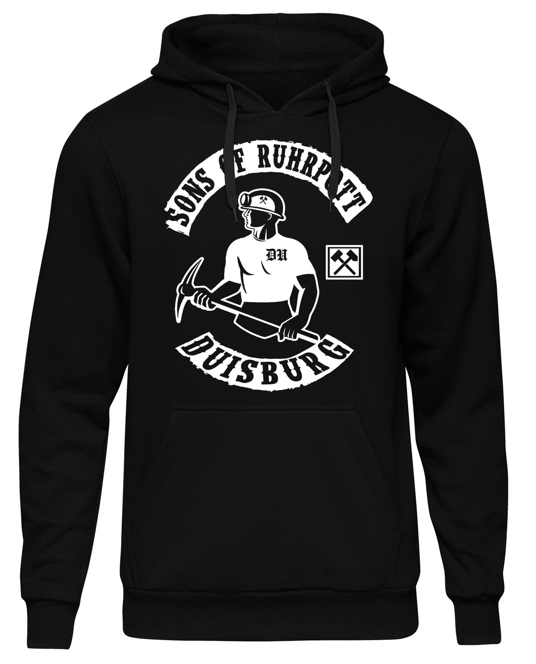 Duisburg Herren Kapuzenpullover | Ruhrpott Geschenke Männer - Ruhrpott Pullover - Glück auf - Zeche