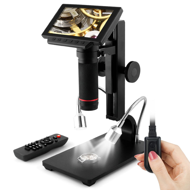 Andonstar ADSM302 Digitales HDMI-Mikroskop für Leiterplatten-Reparatur, 5 Zoll (12,7 cm) Bildschirm,
