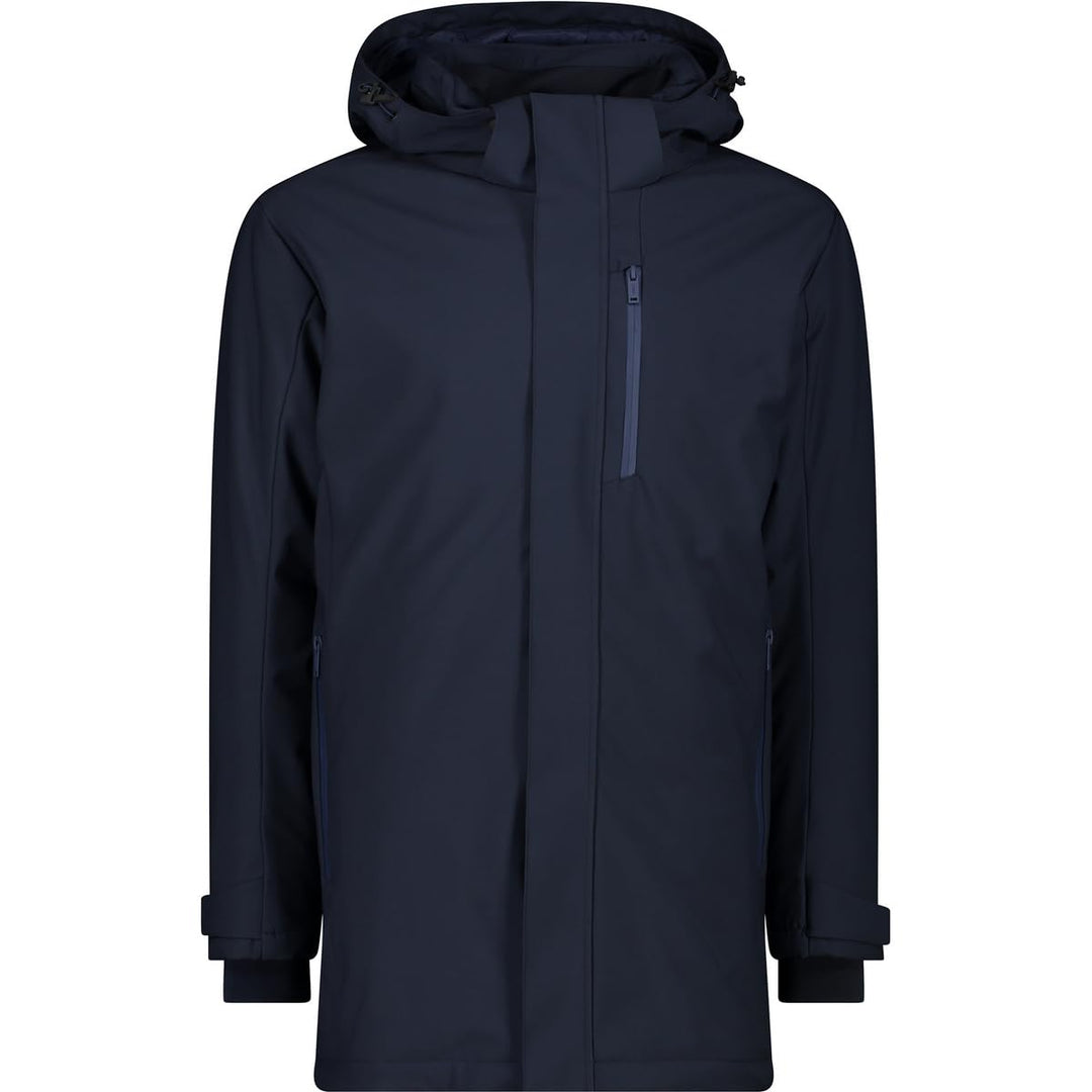 CMP Herren Parka 48 black blue, 48 black blue