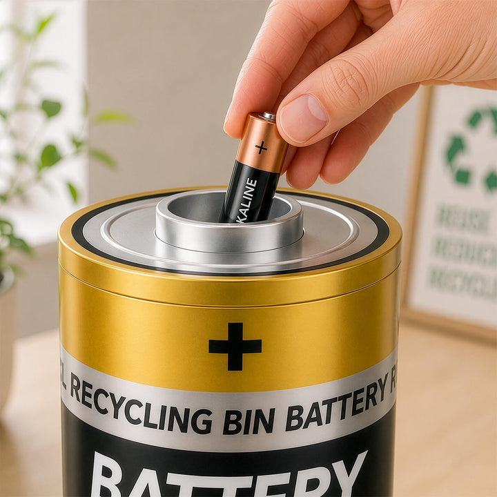 CKB LTD Batterie-Abfall-Recycling-Abfallbehälter klein, für gebrauchte Batterien neuartiges Design z