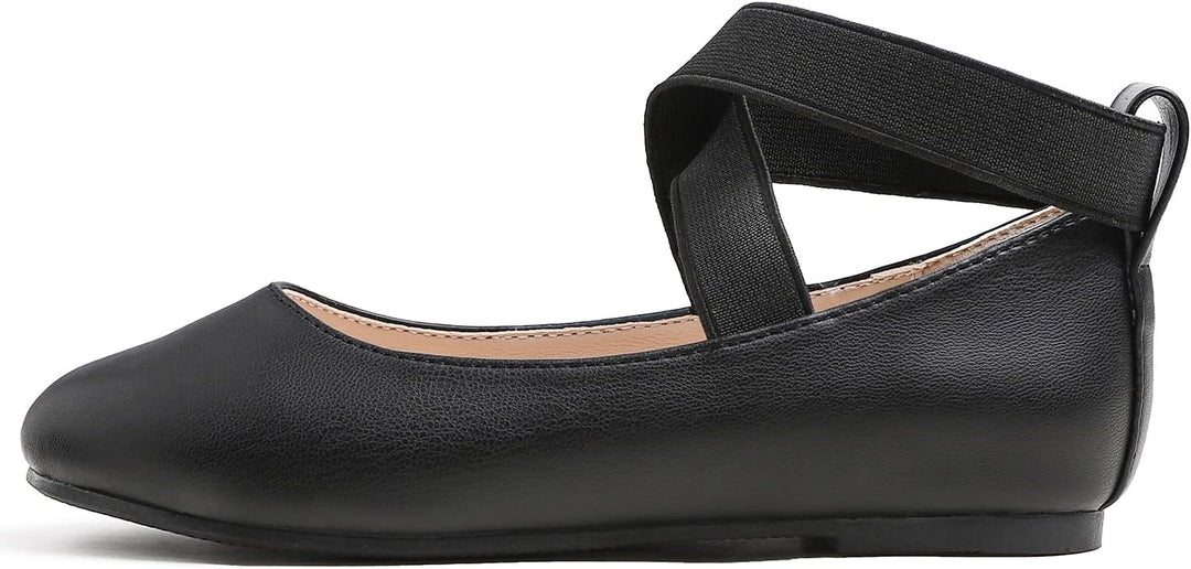 Feversole Girls Cute Dress, Mädchen süsses Kleid Mary Jane Schuhe weiche Party Urlaub Ballerinas 30