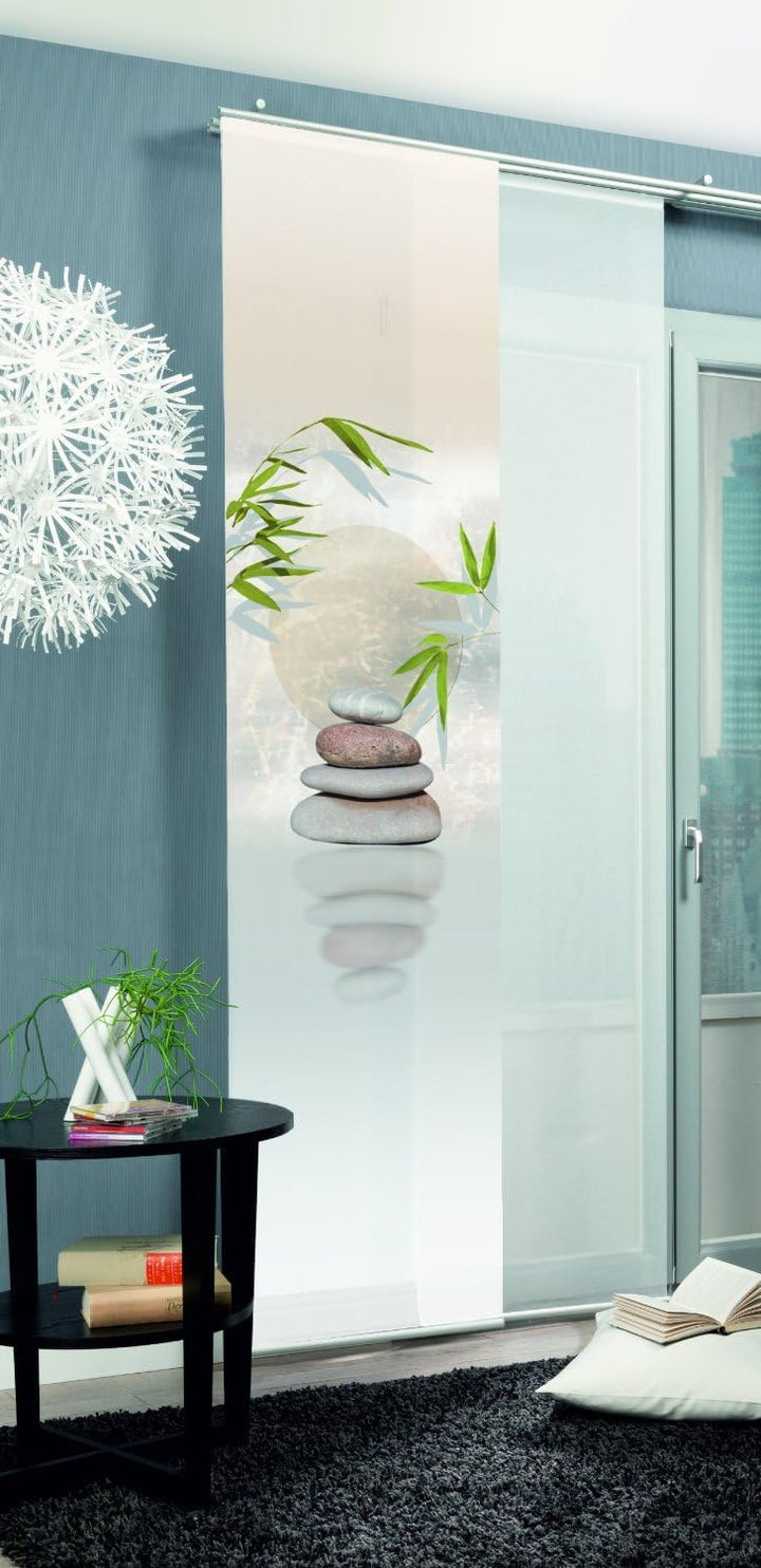 Home fashion Schiebevorhang, Natur, 245 x 60 cm