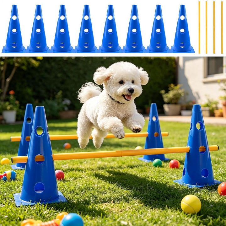 Agility-Kreislauf für Hunde, interaktives Spiel- und Trainingsgerät für Hunde, für kleine, mittelgro