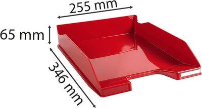 Exacompta 113218D 6er Pack Premium Briefablage Combo Midi DIN A4. Ideale Briefkörbe für Ihre Organis