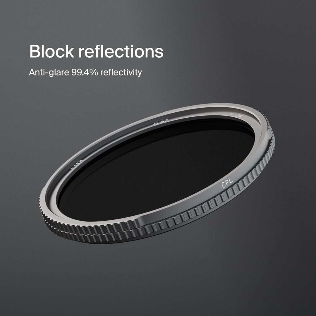 Urth 72 mm Polfilter (Polarisationsfilter) CPL Filter (Plus+) 72mm Zum Einschrauben, 72mm Zum Einsch