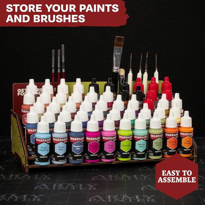The Army Painter Warpaints Fanatic: Mega Set, 50 Farben: 36 Acrylfarben, 4 Hauttöne, 3 Metallfarben,