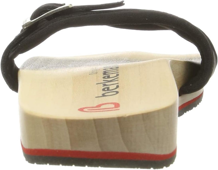 Berkemann Unisex-Erwachsene Berkilette Pantoletten 43 1/3 EU Schwarz, 43 1/3 EU Schwarz
