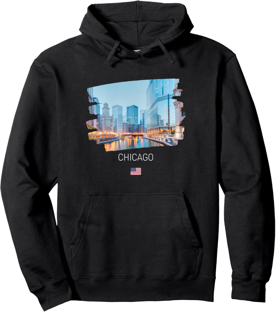 Chicago Vereinigte Staaten Pullover Hoodie