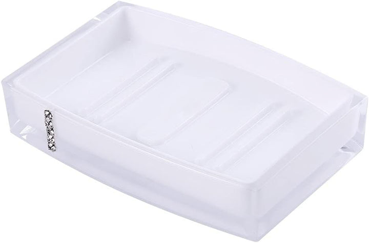 5-Stück Erstklassig Badezimmer Set (aus Hochwertige Acryl mit Diamanten) Bad Accessoire Set Lotion-F