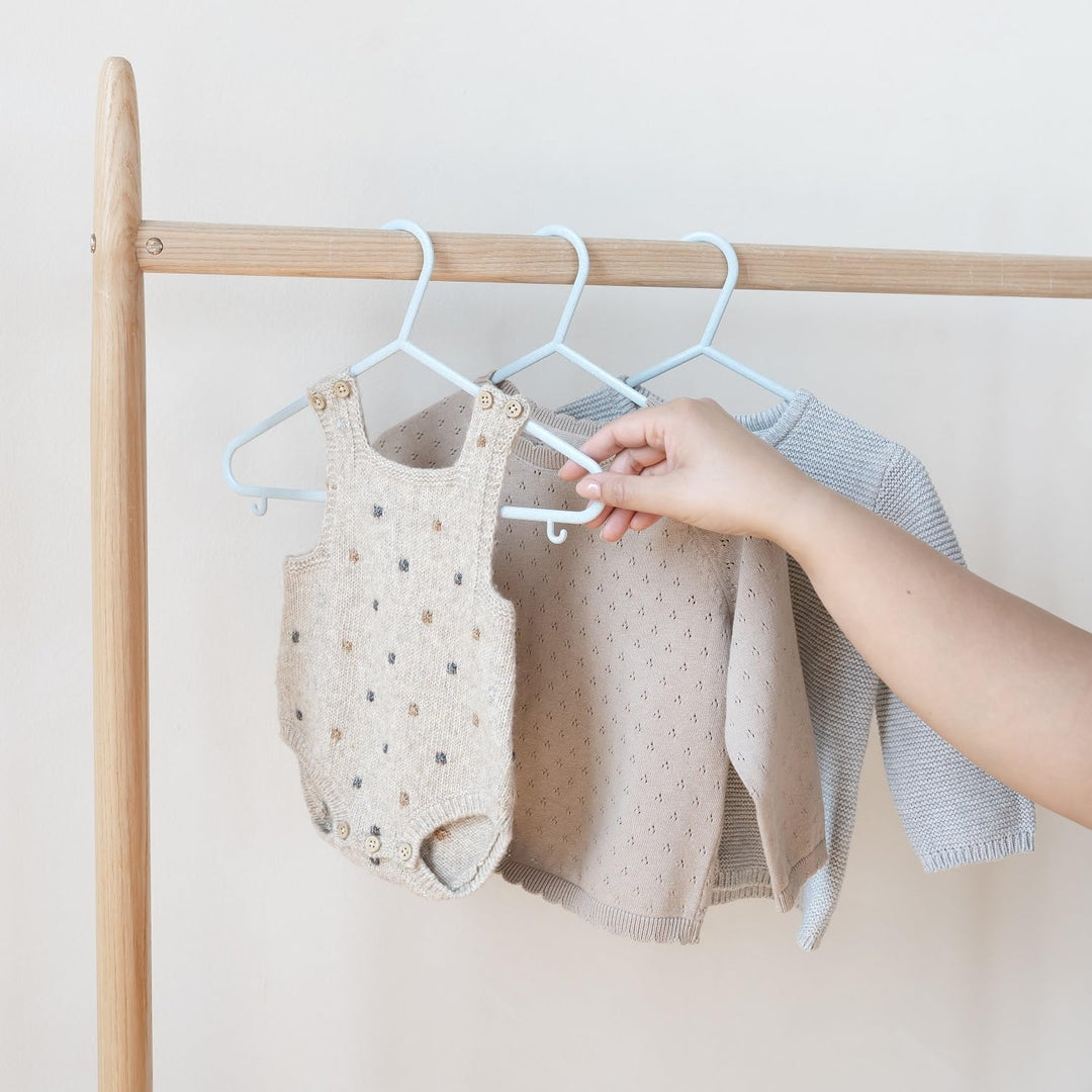 3 Sprouts - Kleiderbügel für Kinder – Baby und Kleinkinderkleidung - Nachhaltige Kleiderbügel aus We